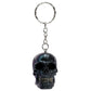 Gothic Metallic Skull Keyring