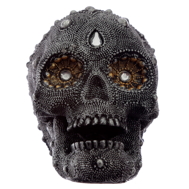 Fantasy Beaded Medium Skull Ornament