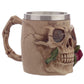 Decorative Skulls and Roses Tankard