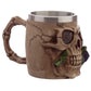 Decorative Skulls and Roses Tankard