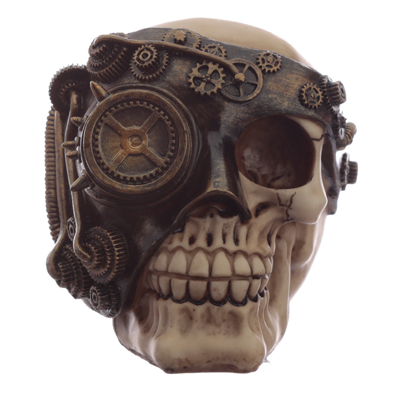 Fantasy Steampunk Skull Ornament