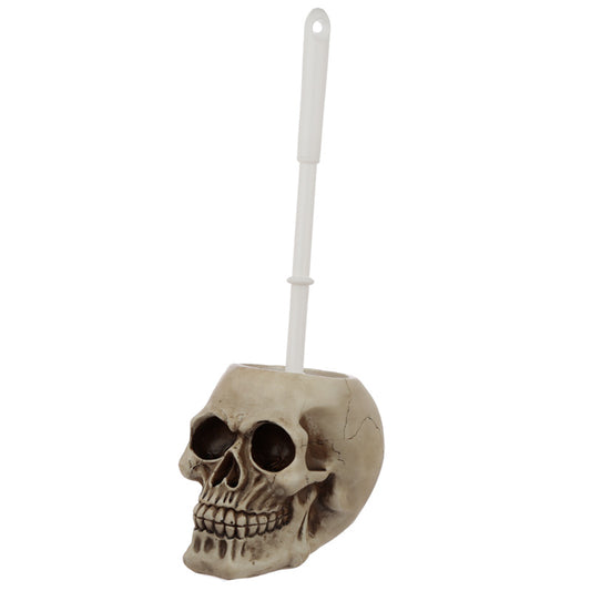 Fun Skull Toilet Brush and Holder