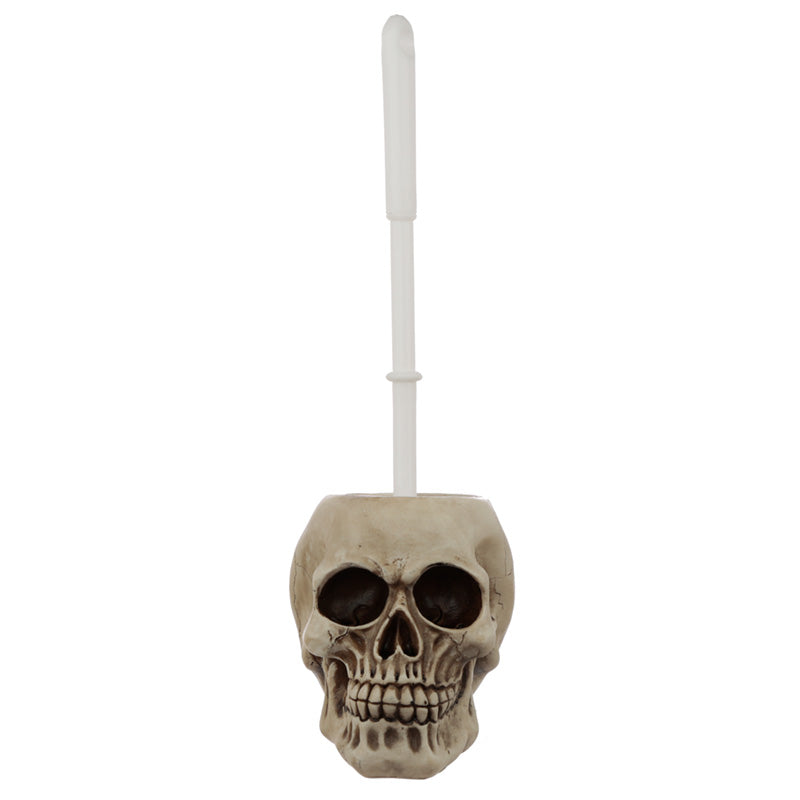 Fun Skull Toilet Brush and Holder