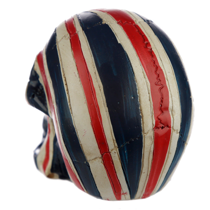 Skull Union Jack Flag Head Ornament