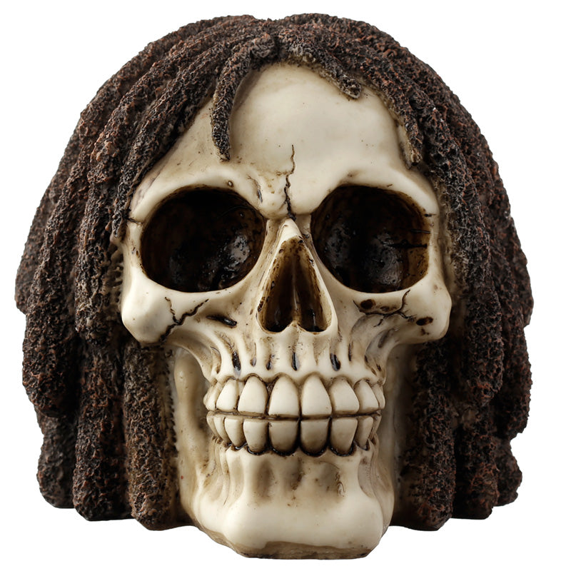 Novelty Skull Ornament - Rasta