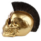 Fantasy Mohican Gold Punk Skull Ornament