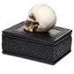 Fantasy Skull Trinket Box - Celtic Knotwork