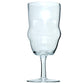 Glass Skull Head Shaped Set of 2 Wine Glasses