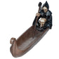 Ashcatcher Incense Stick Burner - The Reaper Ferryman of Death with Oar