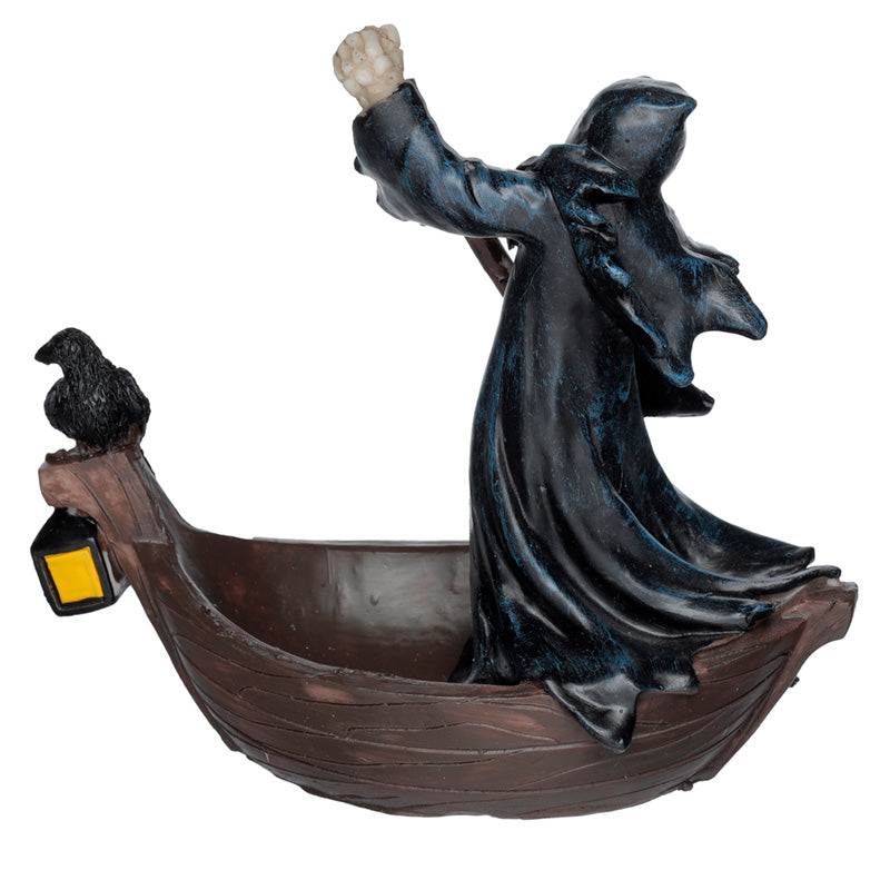 Decorative Ornament - The Reaper Ferryman of Death in Small Boat