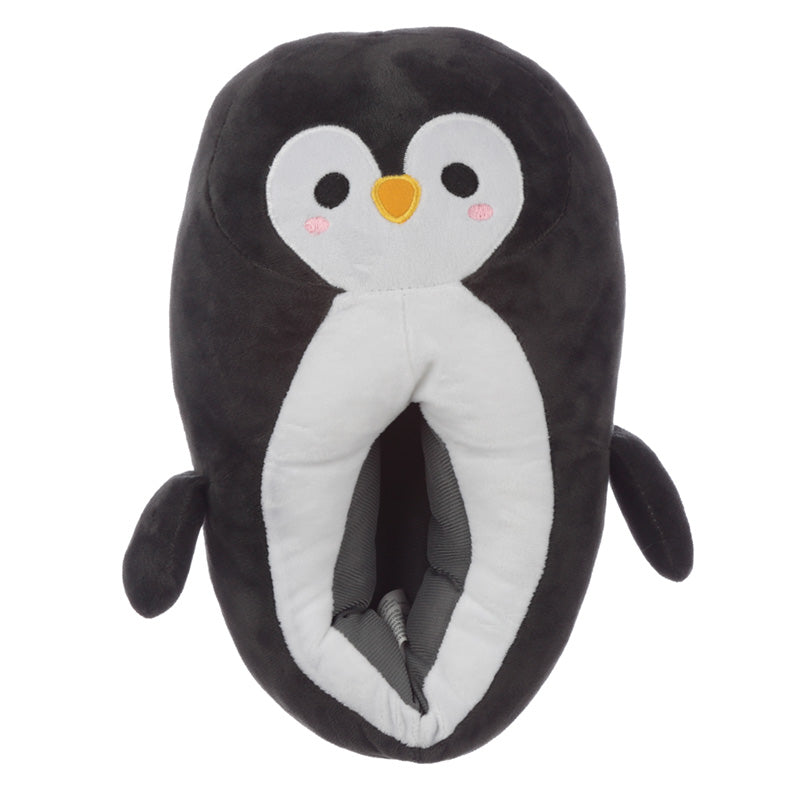 Cute Penguin Unisex One Size Pair of Plush Slippers