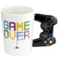 Fun Game Controller Shaped Handle Ceramic Mug