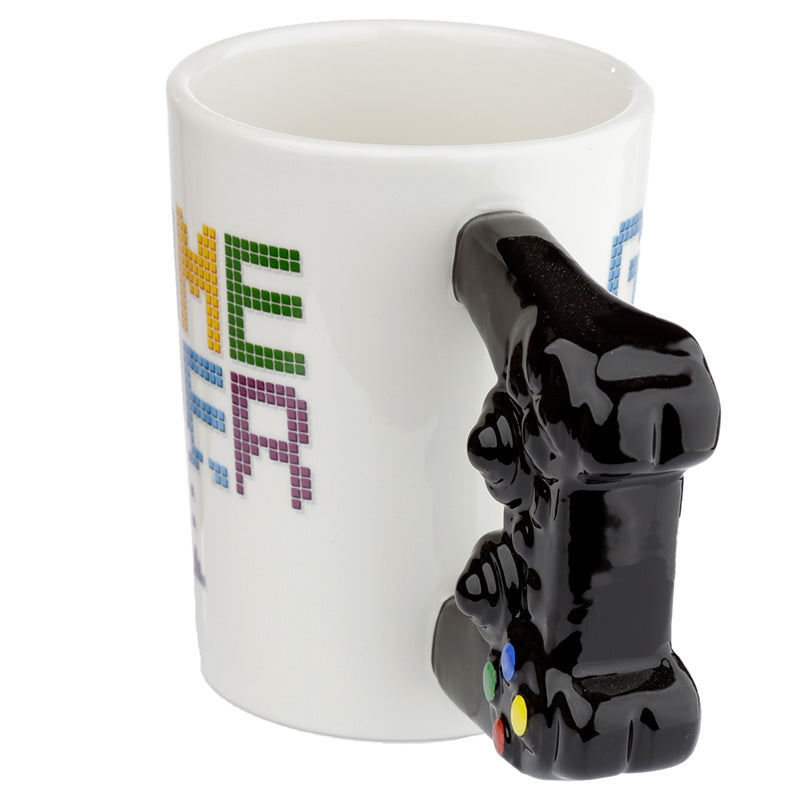 Fun Game Controller Shaped Handle Ceramic Mug