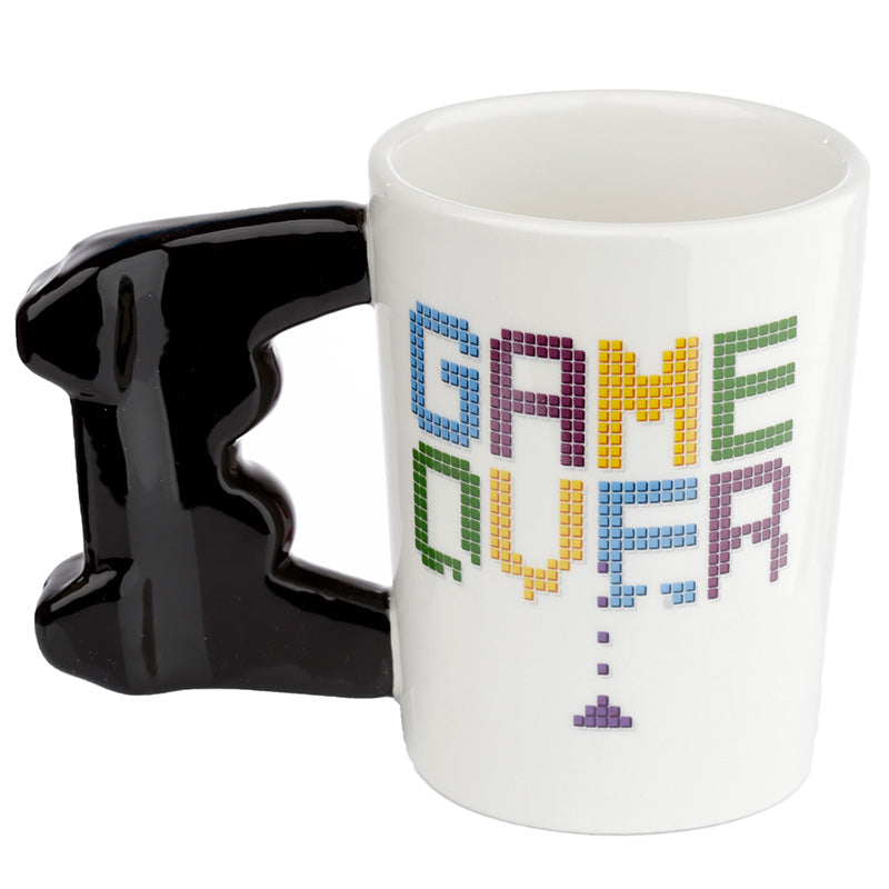 Fun Game Controller Shaped Handle Ceramic Mug