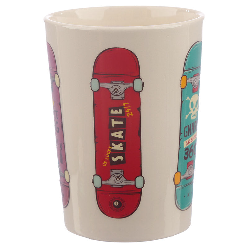 Collectable Skateboard Shaped Handle Ceramic Mug