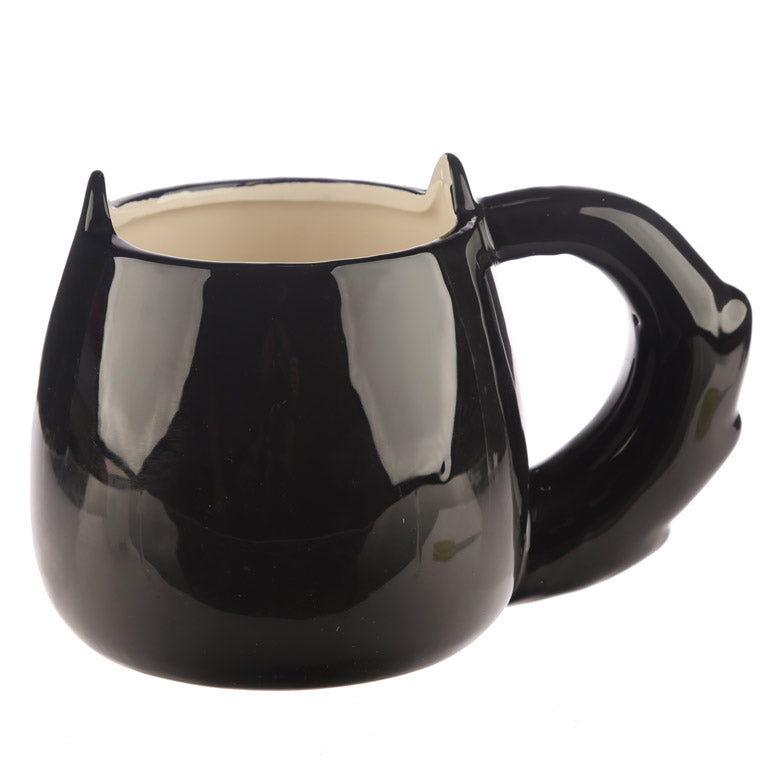 Cute Ceramic Black Cat Mug