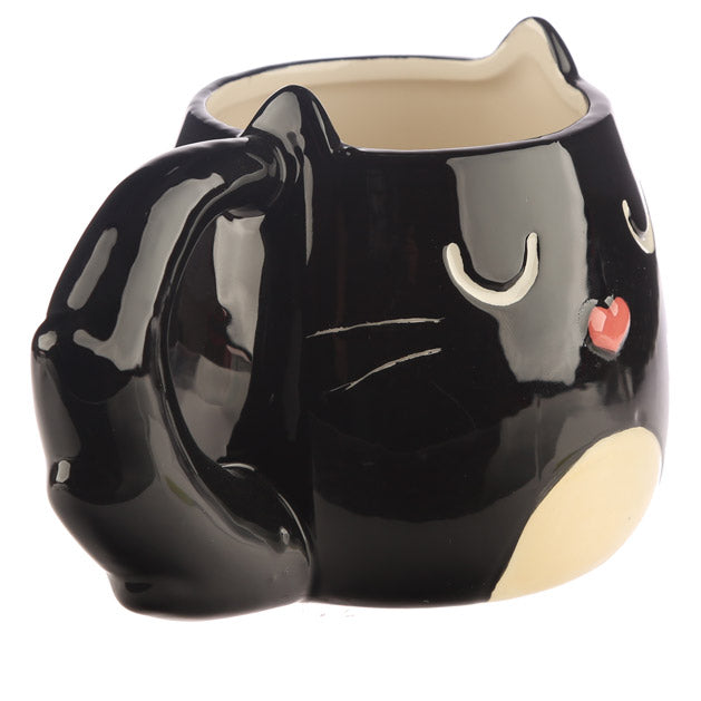 Cute Ceramic Black Cat Mug