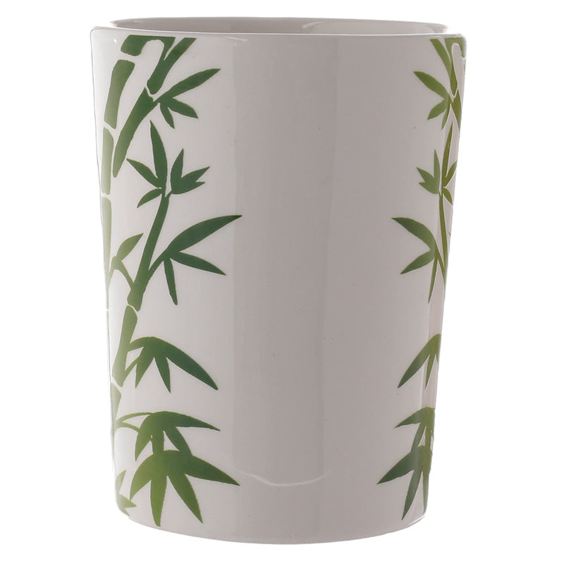 Ceramic Jungle Mug with Panda and Bamboo Handle