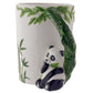 Ceramic Jungle Mug with Panda and Bamboo Handle