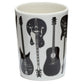 Collectable Shaped Handle Ceramic Mug - Headstock Rock Guitar