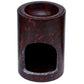 Deep Red Soapstone Carved Chakra Oil Burner