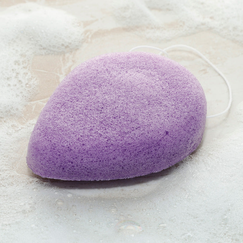 Pure Konjac Cleansing Sponge with Calming Lavender - Pick of the Bunch Lavender Fields