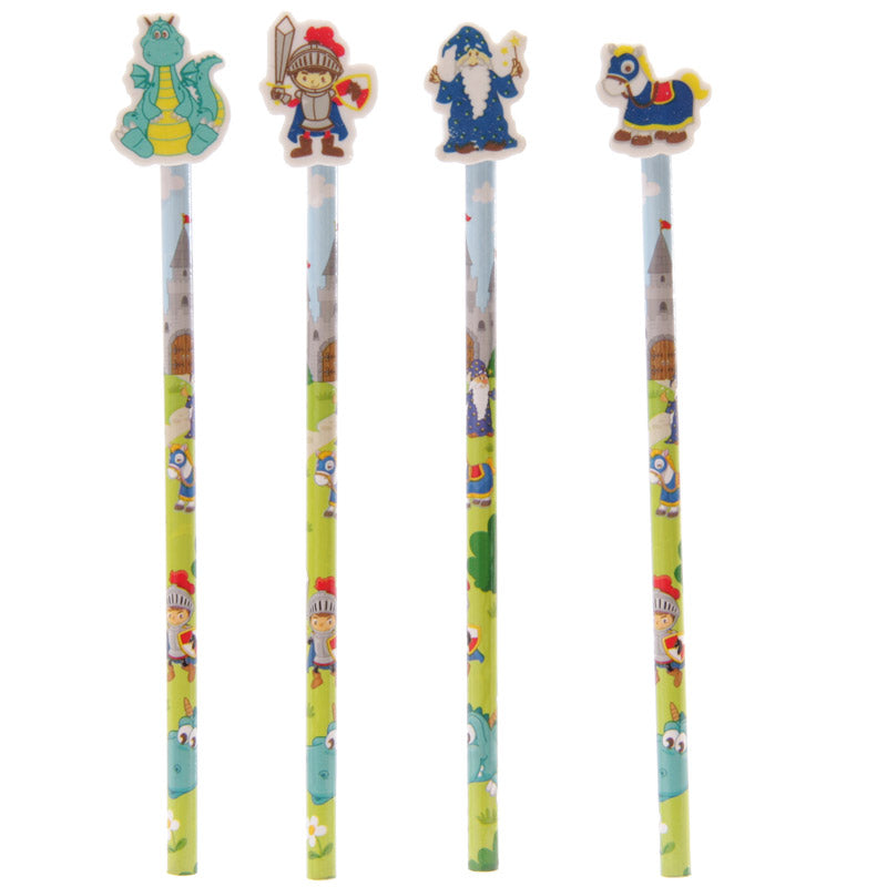 Fun Kids Knight Pencil with Eraser