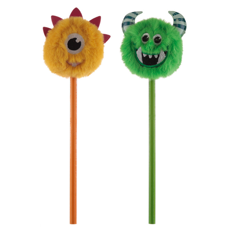 Fun Monster Monstarz Pom Pom Pencil with Topper