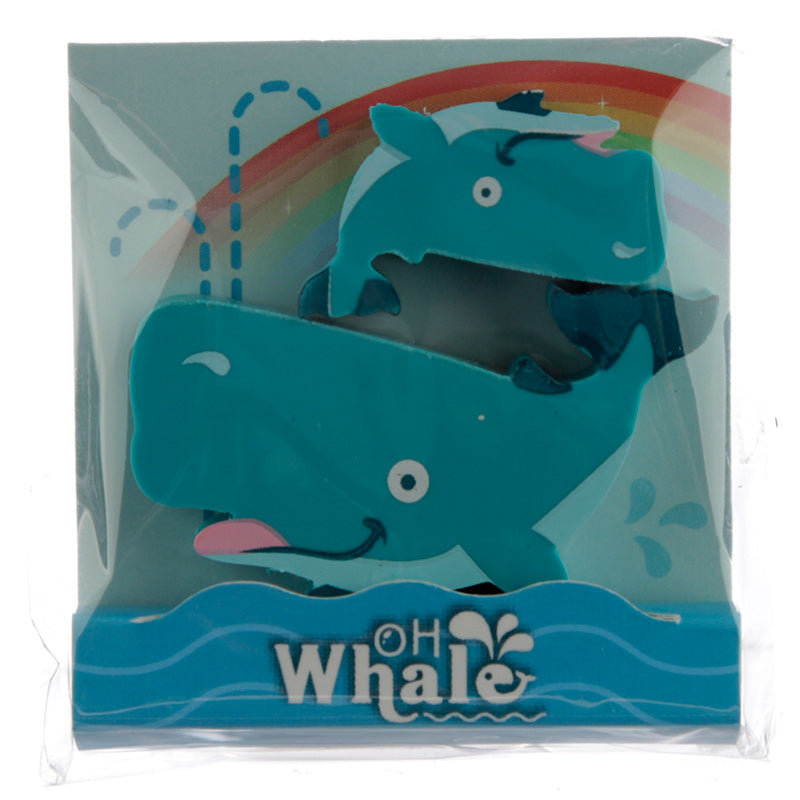 Fun Whale Eraser Set of 2