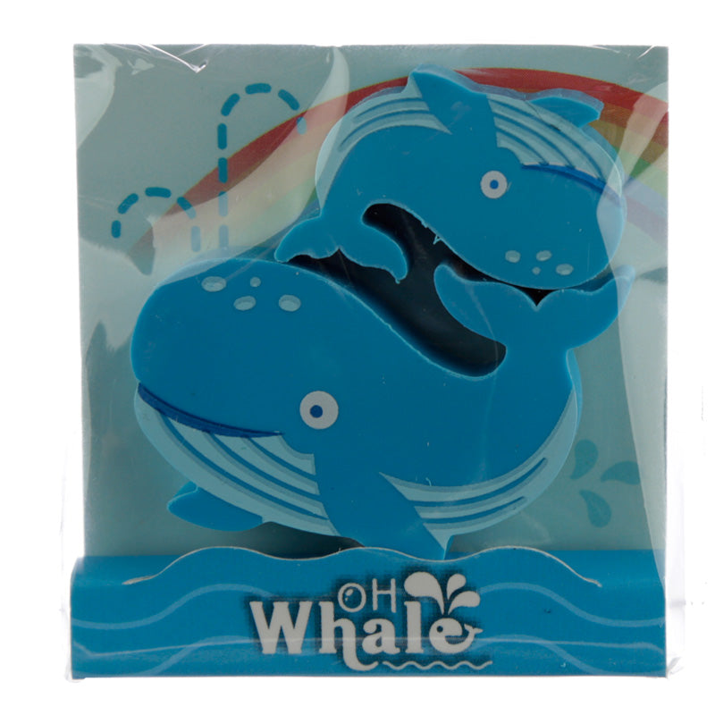 Fun Whale Eraser Set of 2