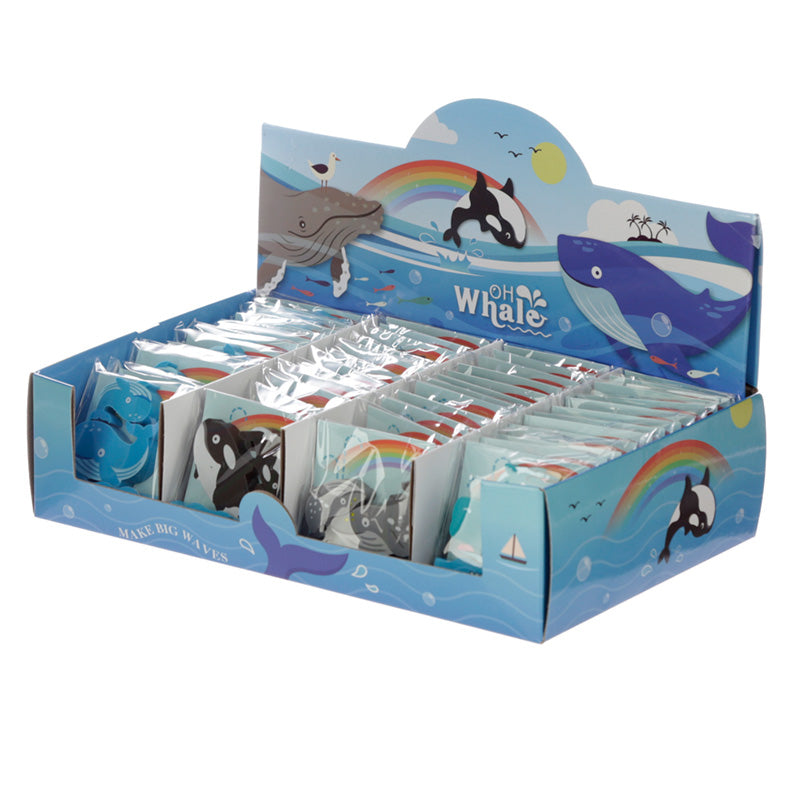 Fun Whale Eraser Set of 2