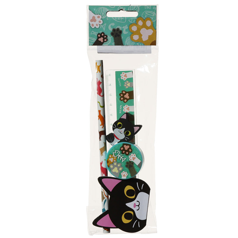 Cute Cat Design Stationery Set