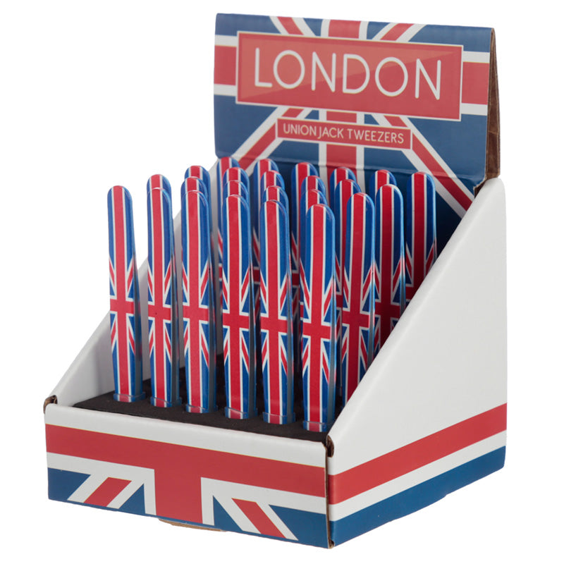 Fun Novelty Union Flag Metal Tweezers