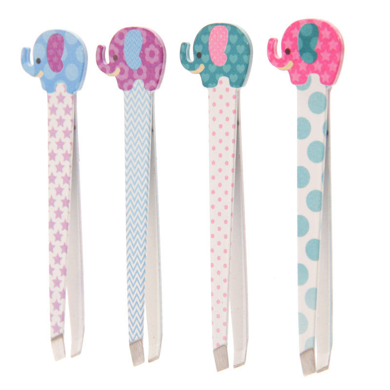 Dotty Elephant Shaped Tweezers