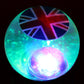 Fun Kids Flashing Bouncy Union Flag Glitter Ball