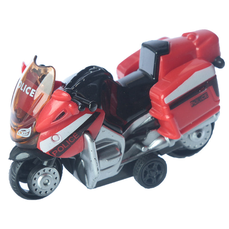 Fun Kids Pull Back Diecast Motorbike