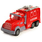 Fun Kids Pull Back Fire Engine Rescue Truck