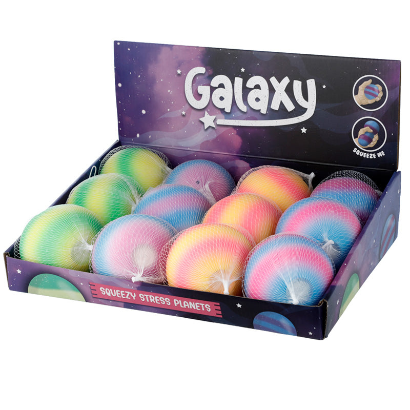 Fun Kids Galaxy Squeezy Planet Stress Ball 9cm