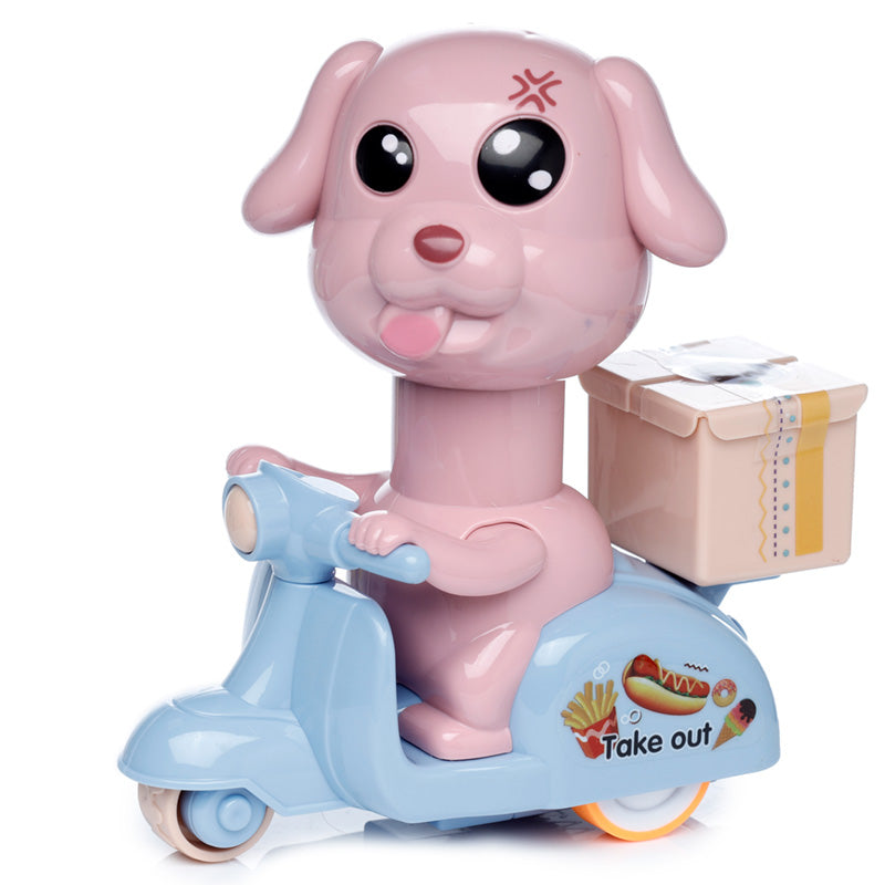 Dog Delivery Scooter Toy