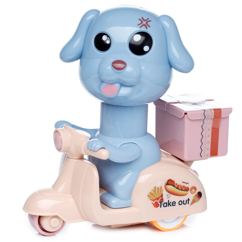 Dog Delivery Scooter Toy