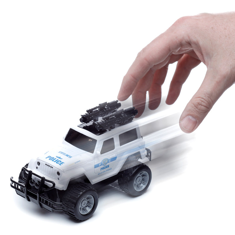 Friction 4x4 Police Car Light  and  Sound Toy