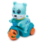 Fun Kids Friction Action Toy - Cute Dog on Scooter