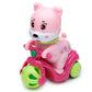 Fun Kids Friction Action Toy - Cute Dog on Scooter