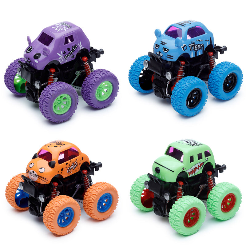 Cute Animal 4x4 Rotating Stunt Monster Truck Toy