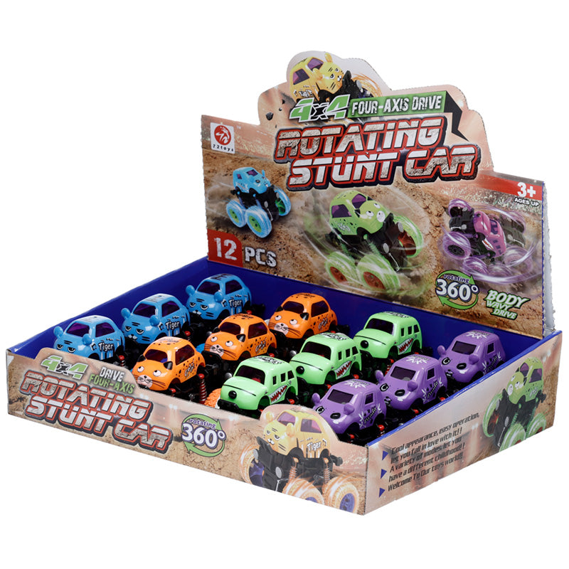 Cute Animal 4x4 Rotating Stunt Monster Truck Toy