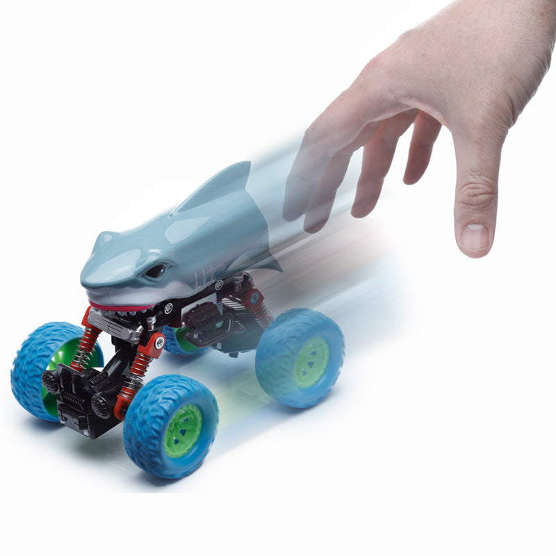 Shark Pullback Monster Truck Stunt Toy