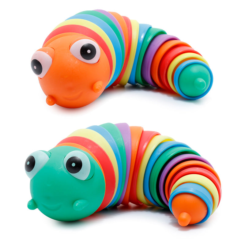 Fidget Toy - Rainbow Slug