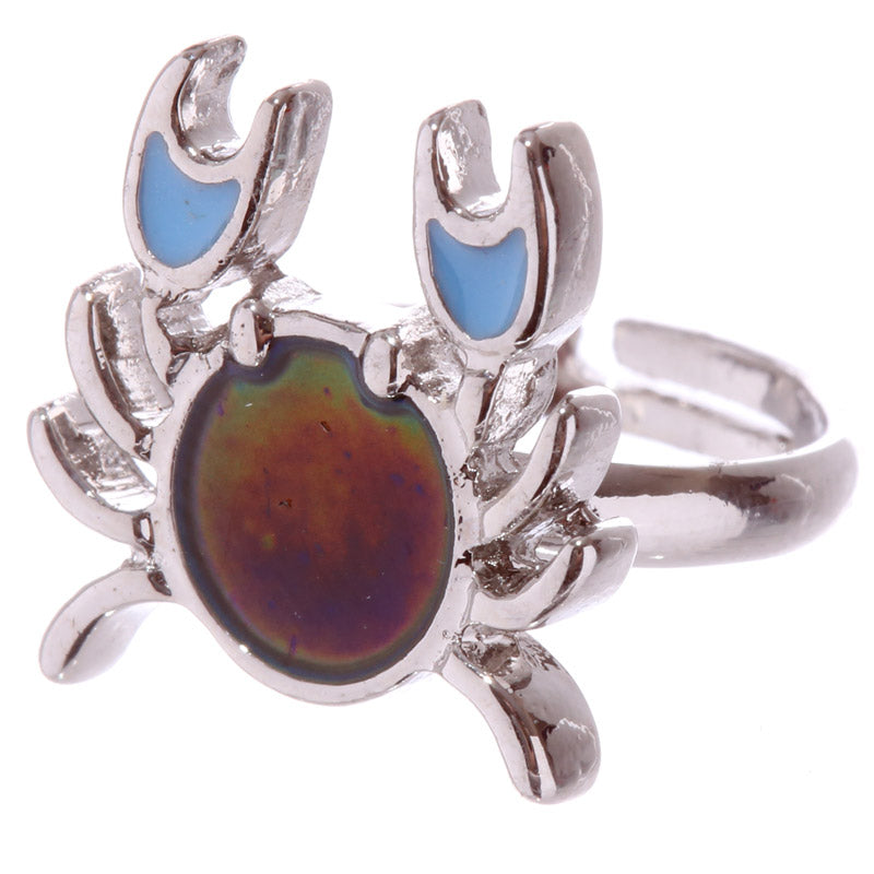 Cute Kids Sealife Design Mood Ring