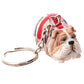 British Bulldog Union Jack Keyring