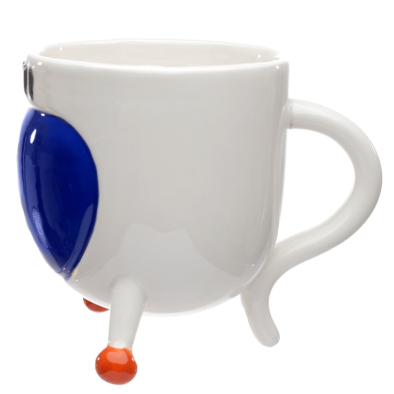 Novelty Upside Down Ceramic Mug - Space Cadet Astronaut